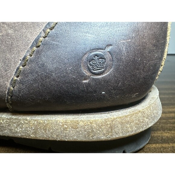 Born Temple Booties Leather Distressed Brown Ankle Lace Up Boots Women's‎ 9 - Picture 9 of 13